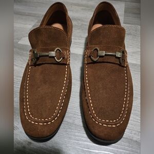 Men's Brown Suede Loafers